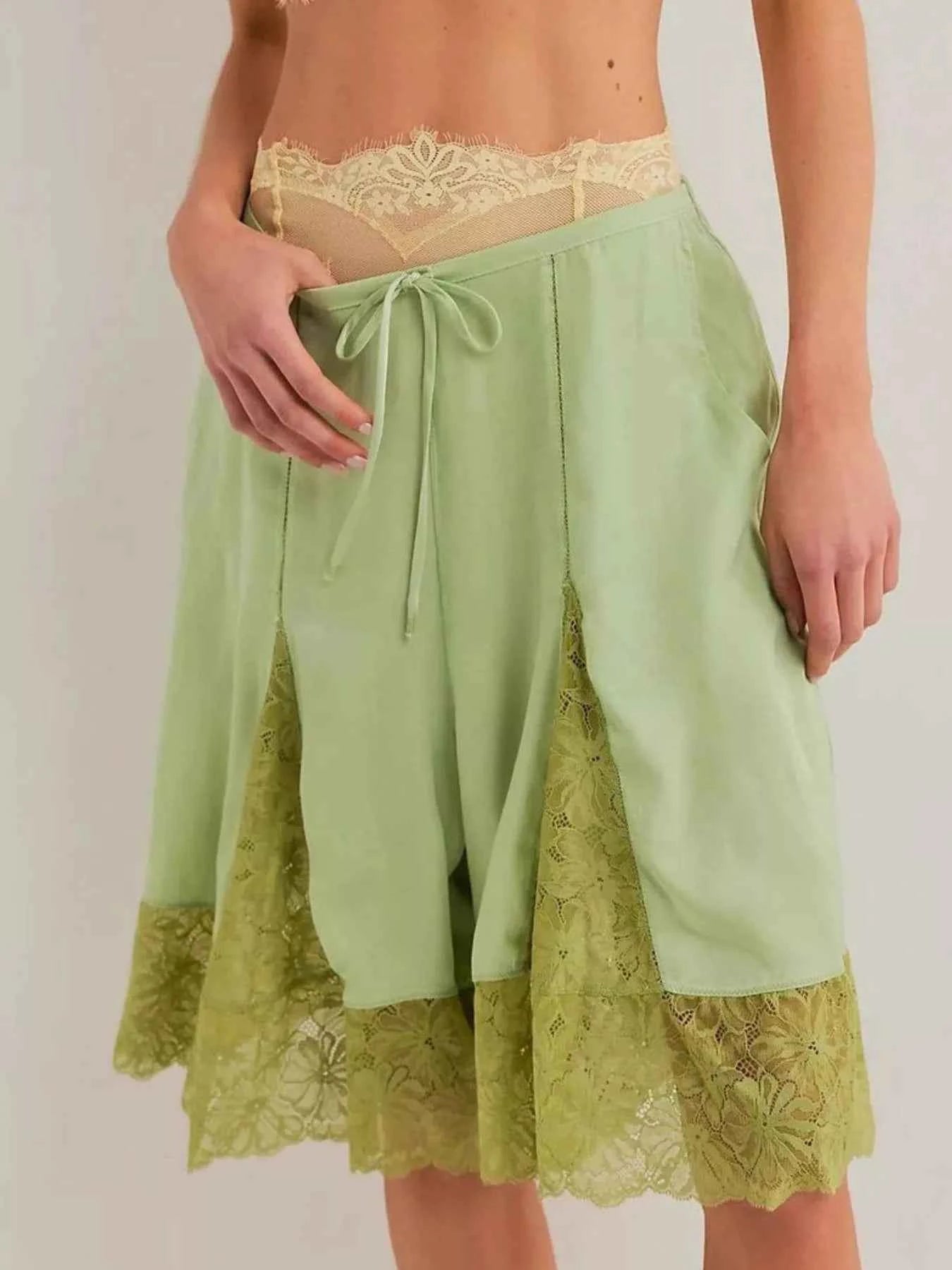 Lace Detail Shorts
