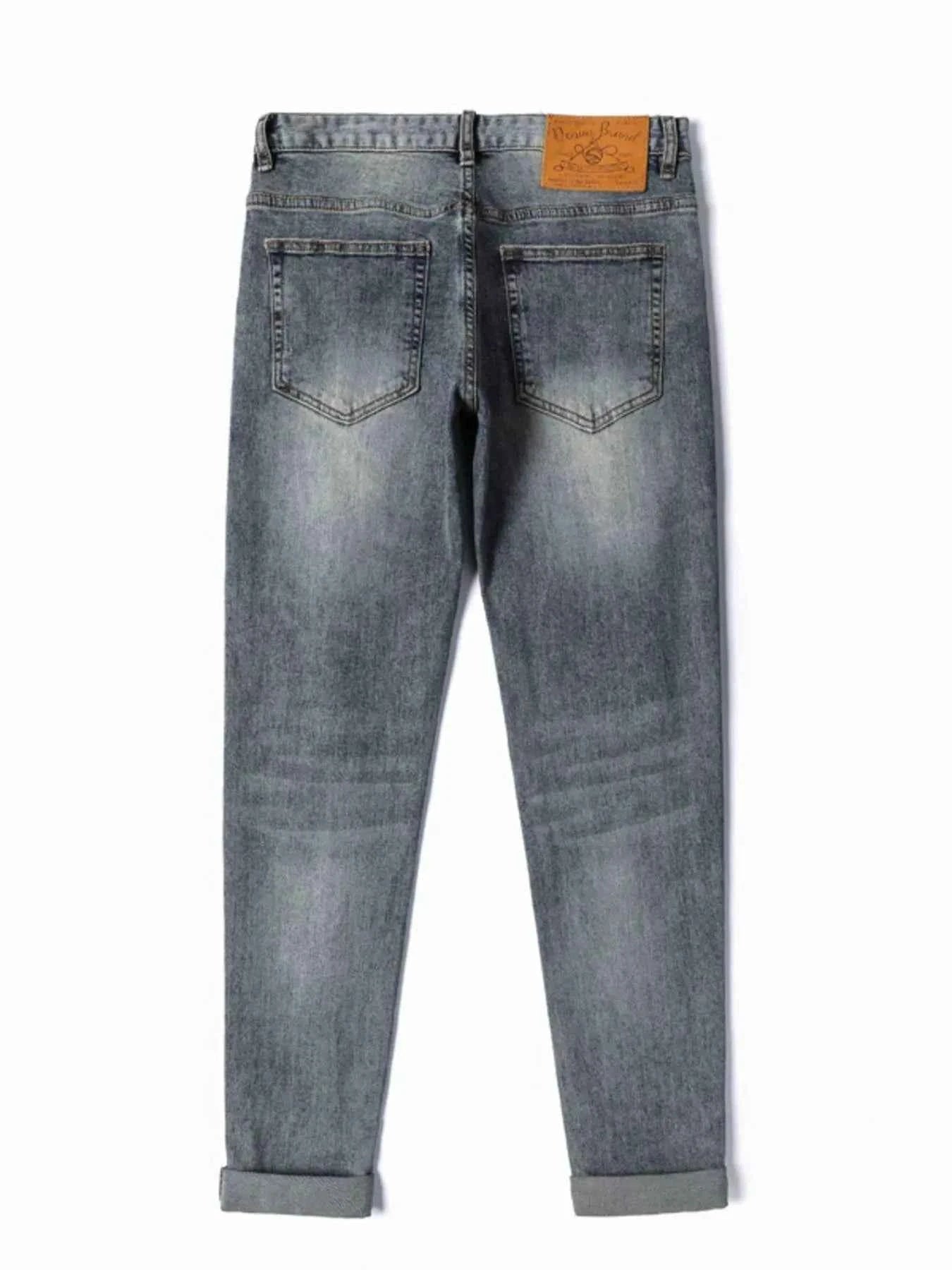 Men's Distressed Slim Fit Jeans