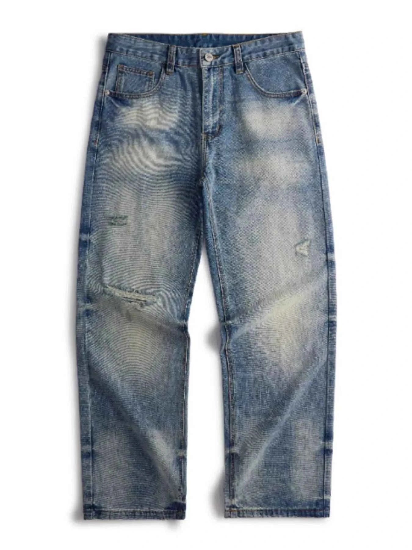 Men's Distressed Relaxed Fit Jeans