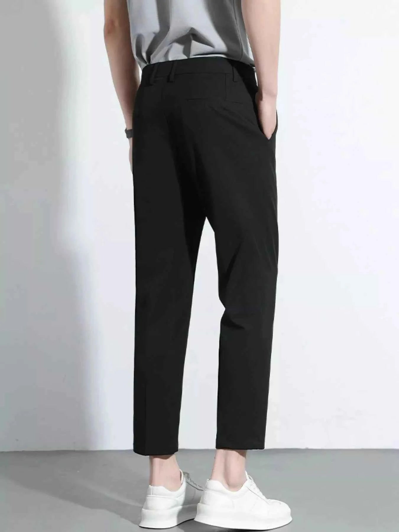 Men's Slim Fit Cropped Pants
