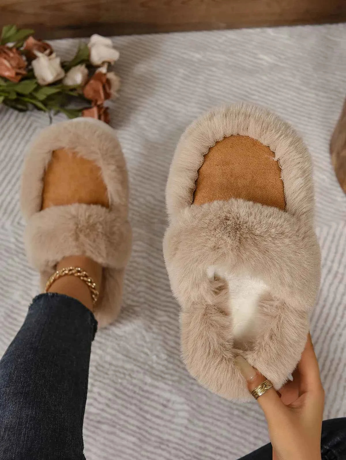Round Toe Flats Slippers