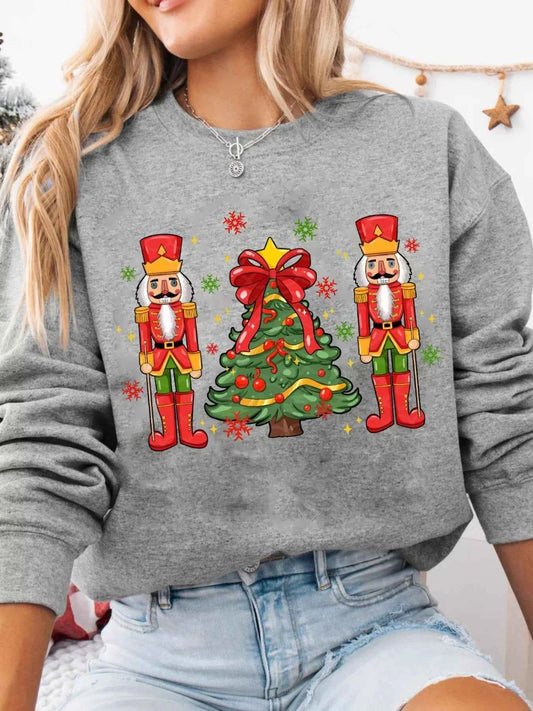 Christmas Nutcracker Men Guard Graphic Pullover Sweatshirt