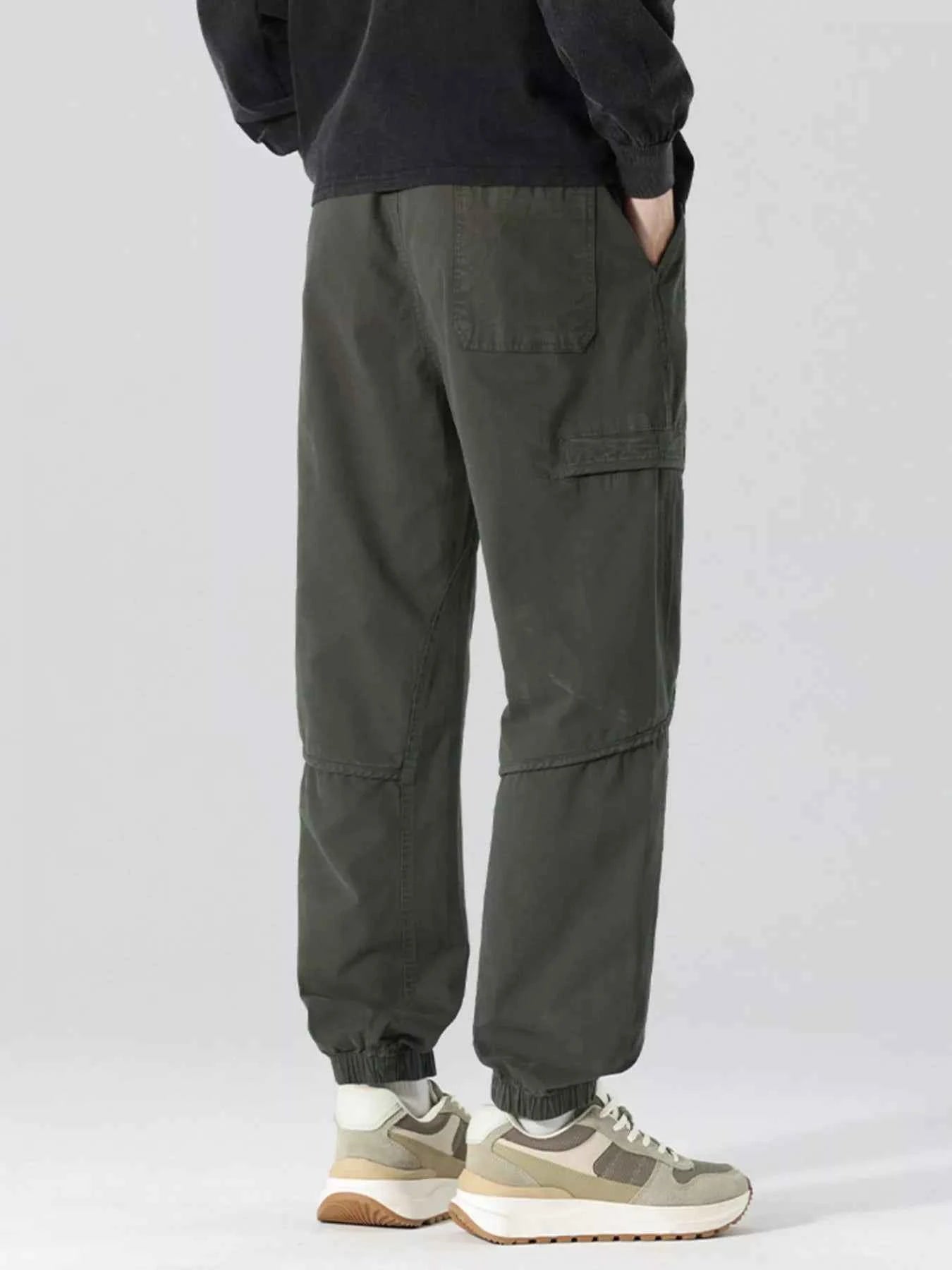 Men's Full Size Drawstring Loose Fit Joggers Plus Size