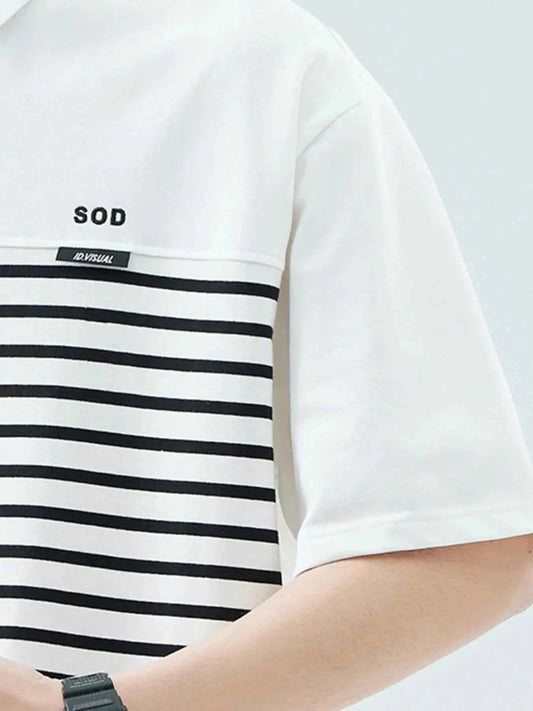 Men's Plus Size Button Detail Short Sleeve Polo