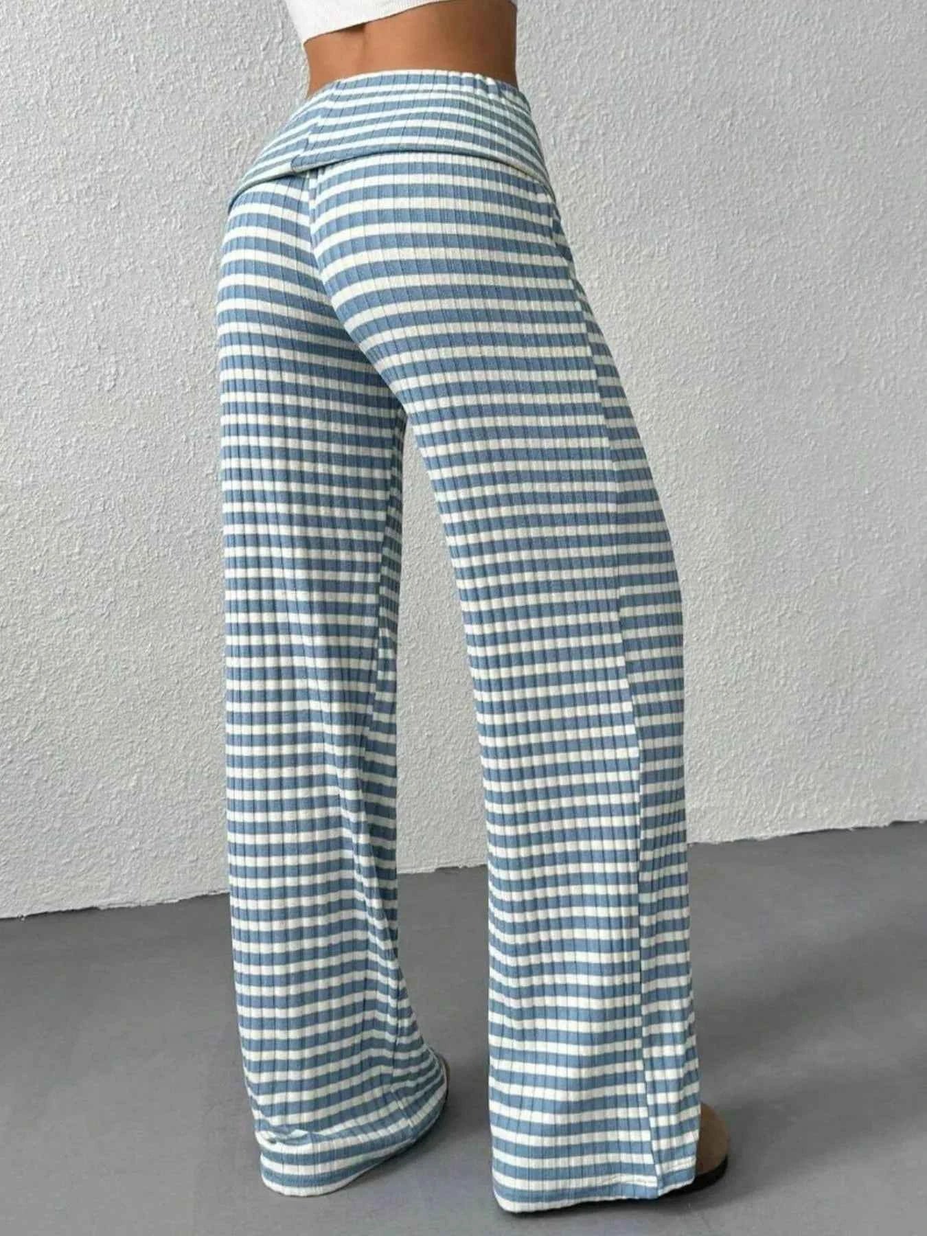 Striped Wide Leg Pants