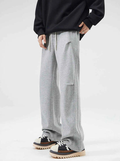 Men's Full Size Wide-Leg Drawstring Sweatpants Plus Size