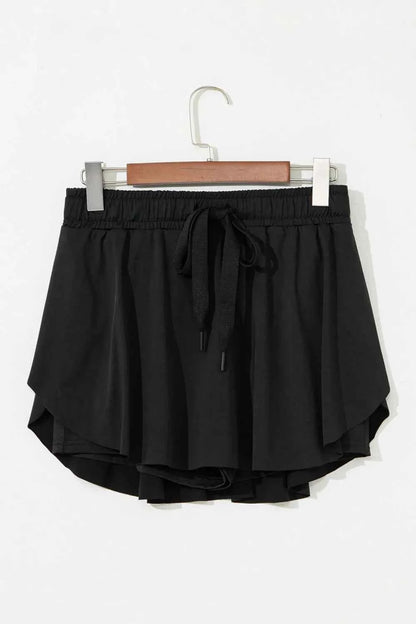 Drawstring Active Skorts