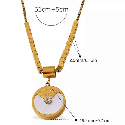 18K Gold-Plated Pendant Necklace