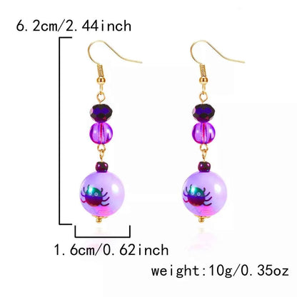 Halloween Acrylic Drop Earrings