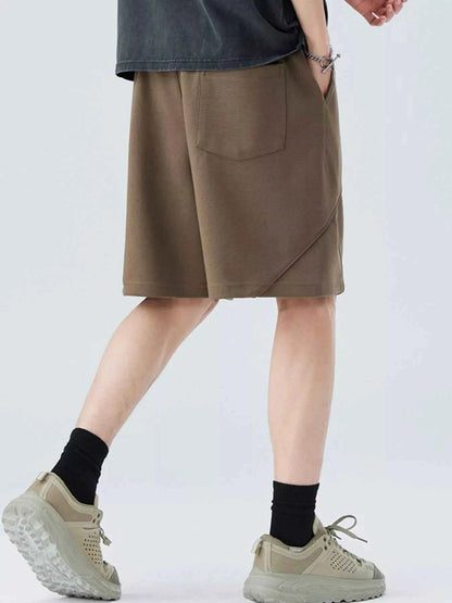 Men's Plus Size Casual Drawstring Shorts