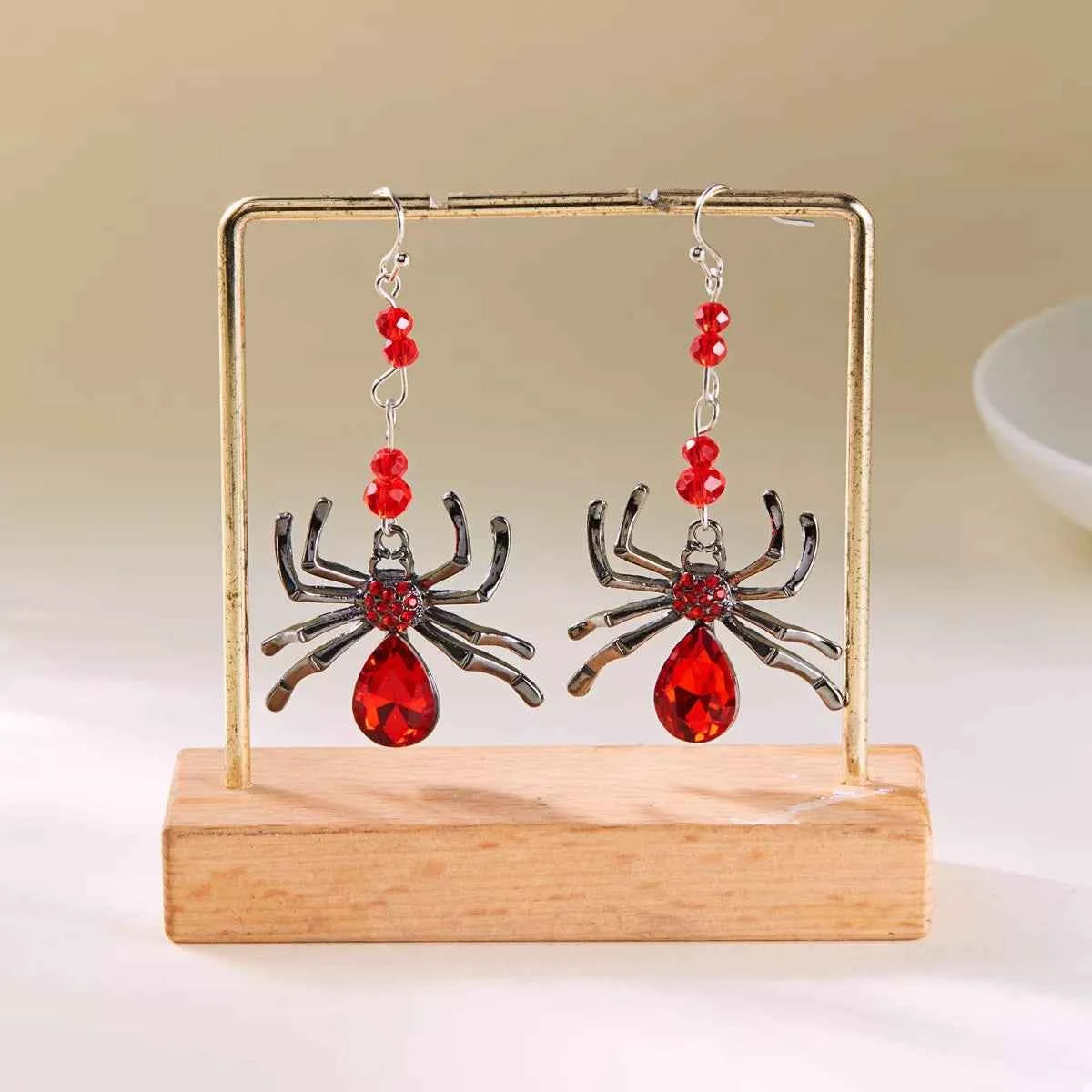 Halloween Spider Dangle Earrings