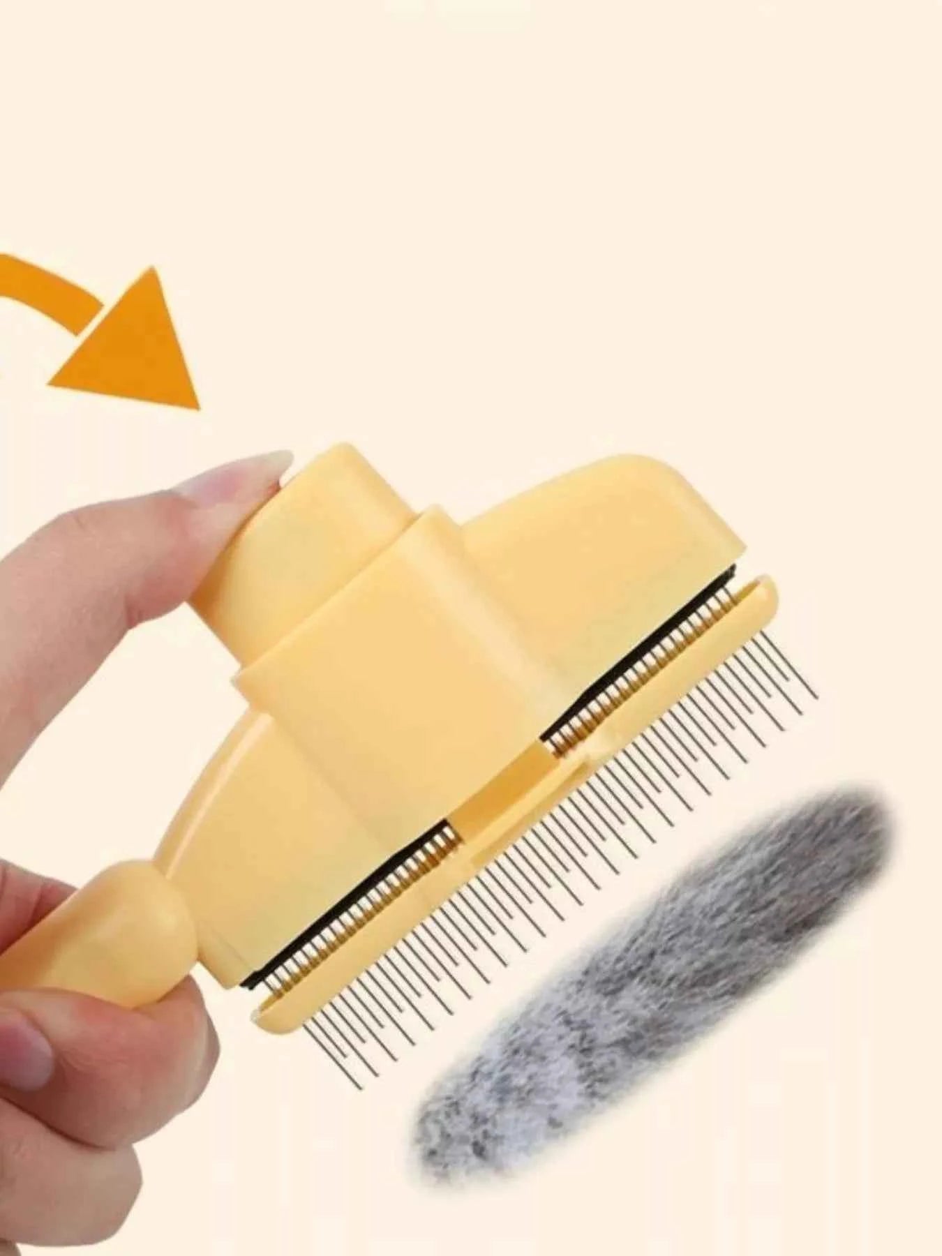 Self-Cleaning Slicker Pet Hair Remover Brush