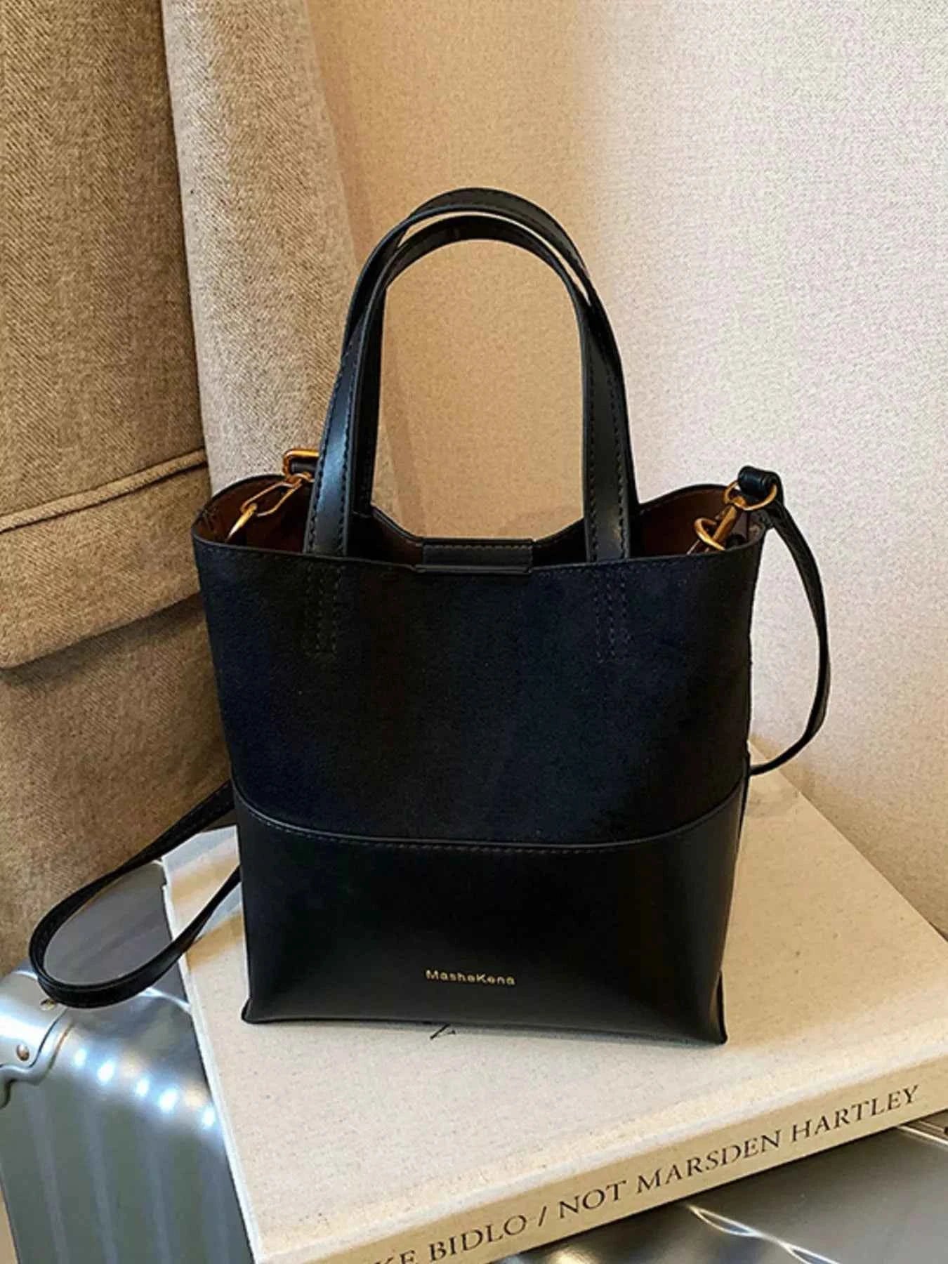 Two-Tone Crossbody Bag