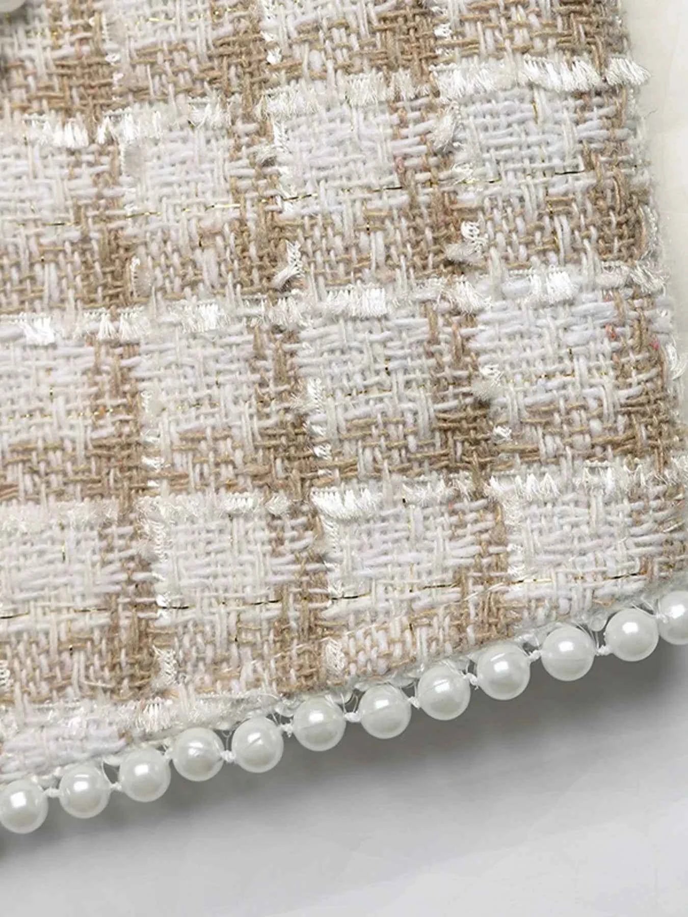 Plaid Button-Front Long Sleeve Outerwear