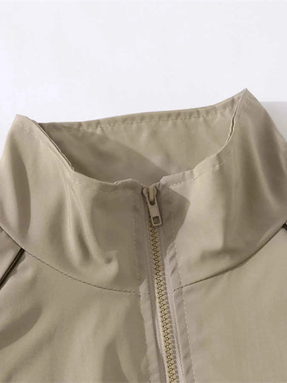 Men's Zip Up Long Sleeve Jacket