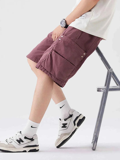 Men's Full Size Casual Cargo Shorts Plus Size