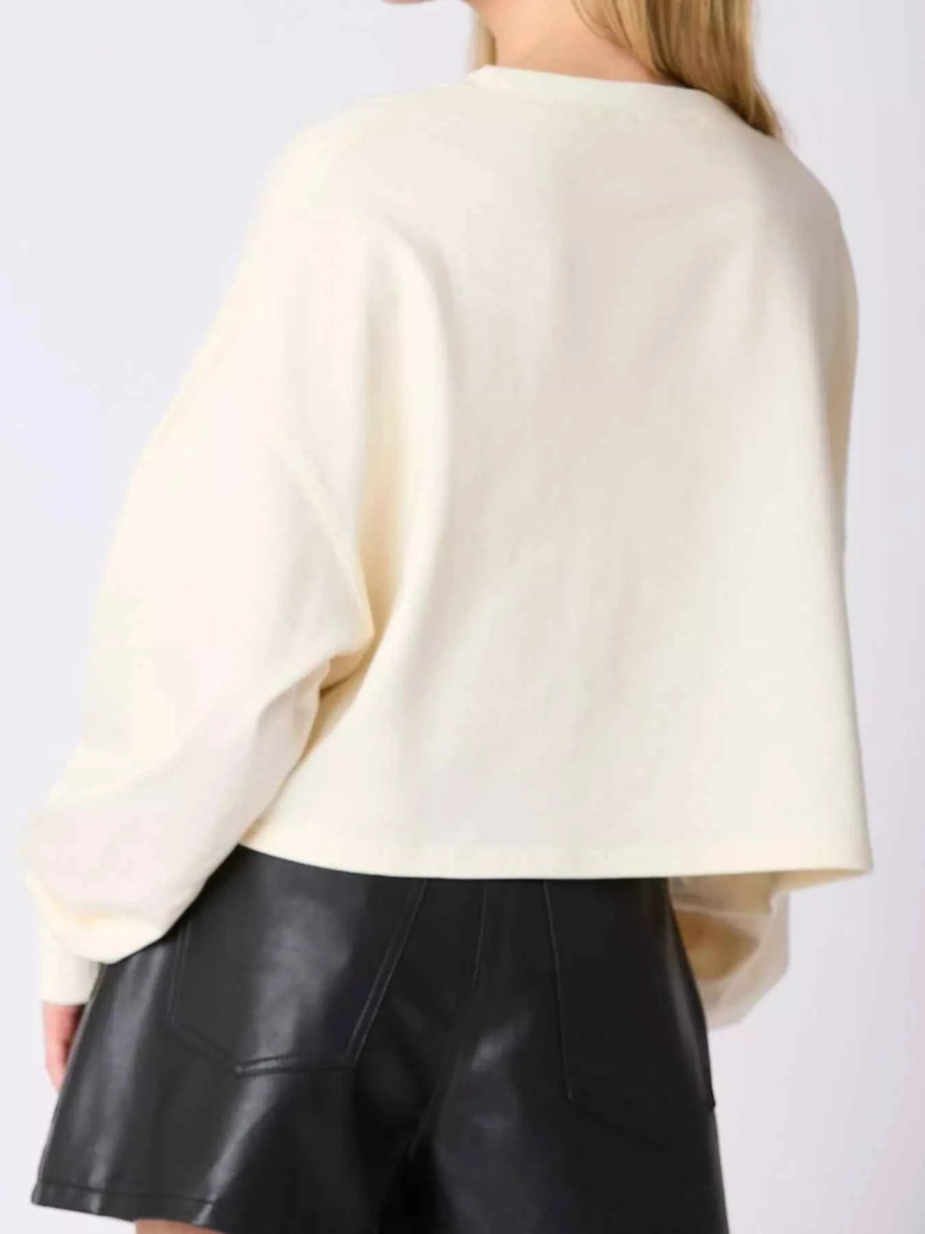 Halloween Colorful Sequin Skeleton Sweatshirt