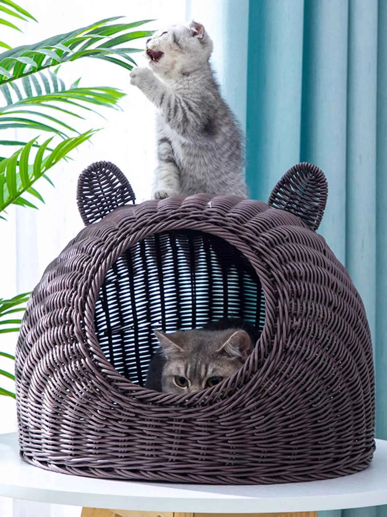 Rattan Washable Breathable Pet Nest