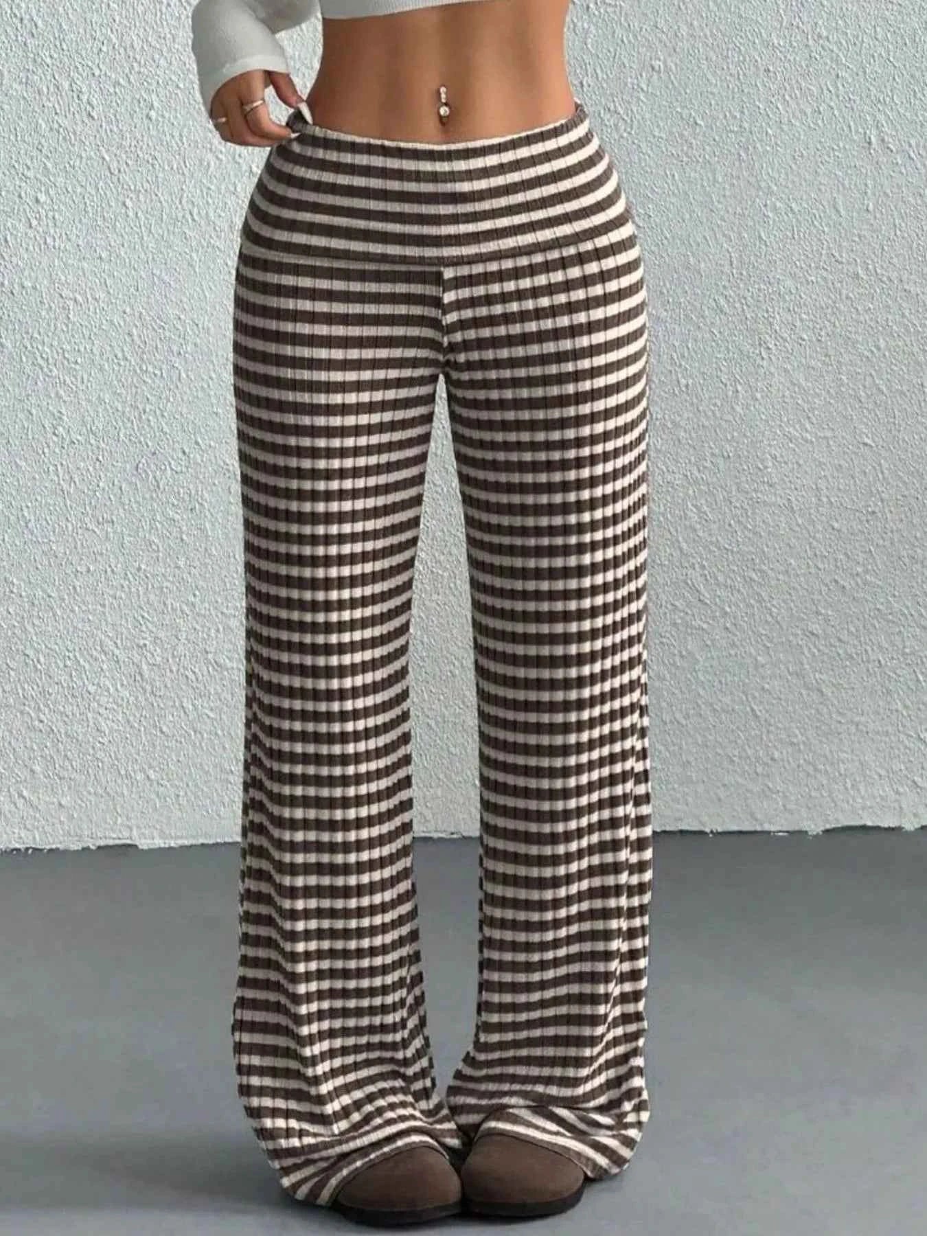 Striped Wide Leg Pants