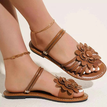 Floral Embellished Sandals