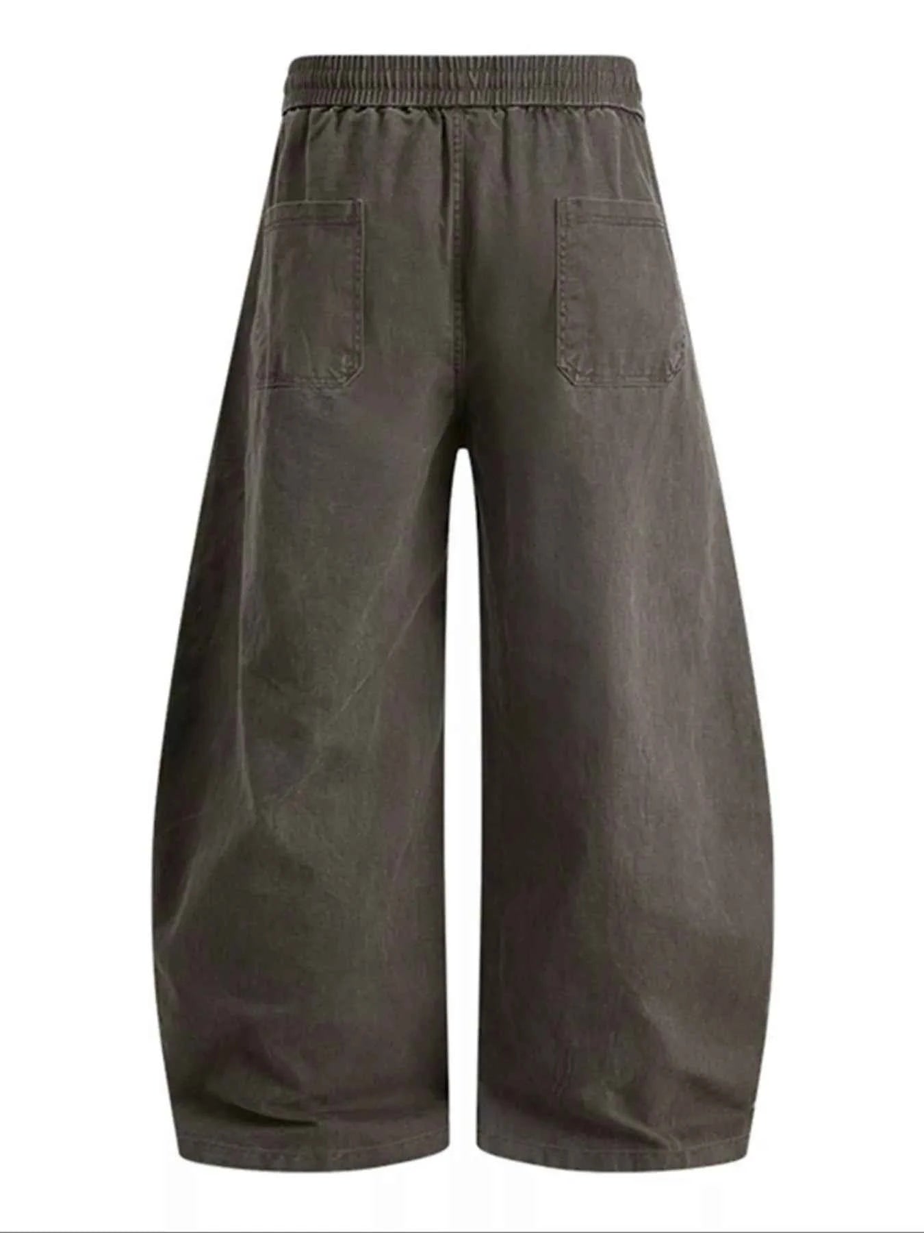 Men's Plus Size Wide-Leg Cargo Pants