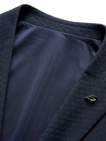 Men's Button Up Long Sleeve Blazer