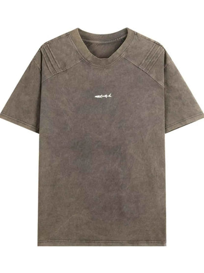 Men's Plus Size Round Neck Short Sleeve T-Shirt