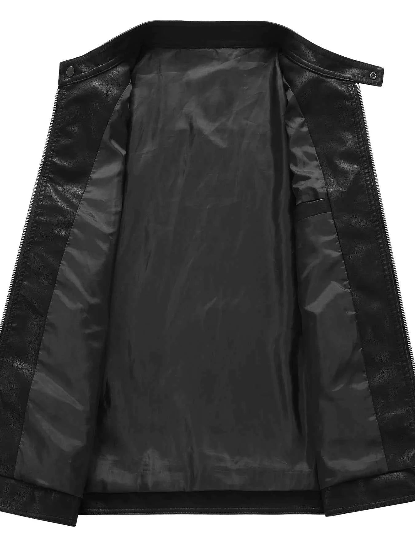 Men's Plus Size Zip Up Long Sleeve Jacket