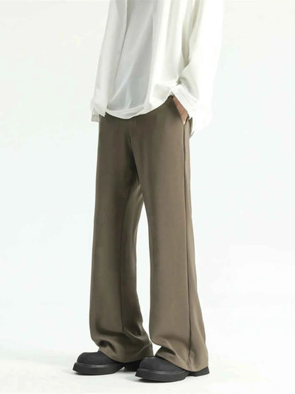 Men's Full Size Classic Bootcut Pants Plus Size