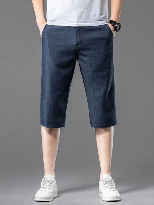 Men's Loose Fit Denim Shorts