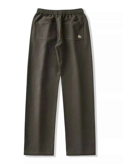 Men's Full Size Casual Loose-Fit Drawstring Pants Plus Size