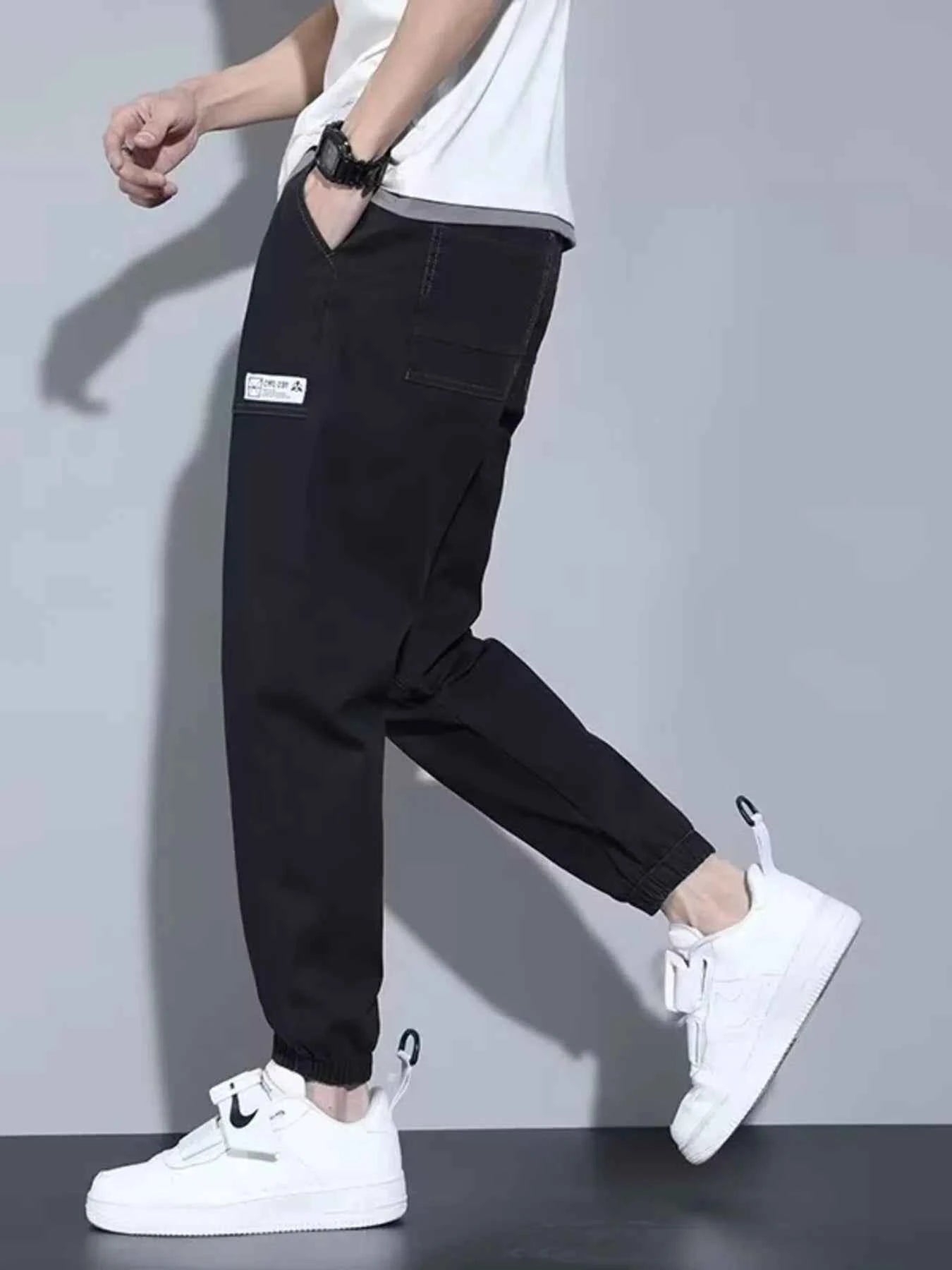 Men's Full Size Casual Loose Fit Denim Joggers Plus Size