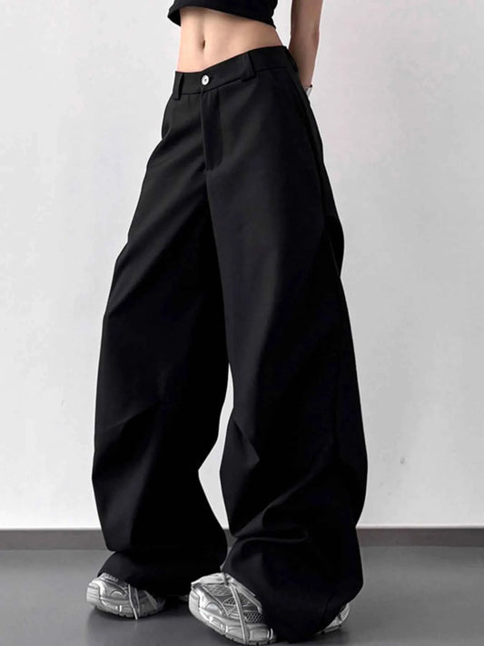 Wide Leg Relaxed Fit Pants