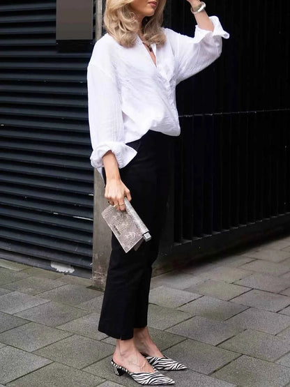Textured Button Up Shirt