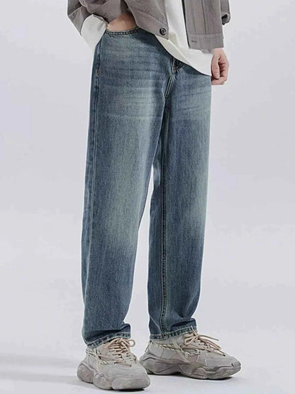 Men's Relaxed Fit Wash Jeans