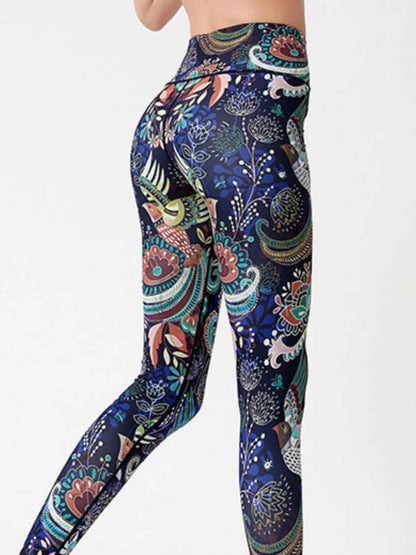 Printed High Waist Active Leggings