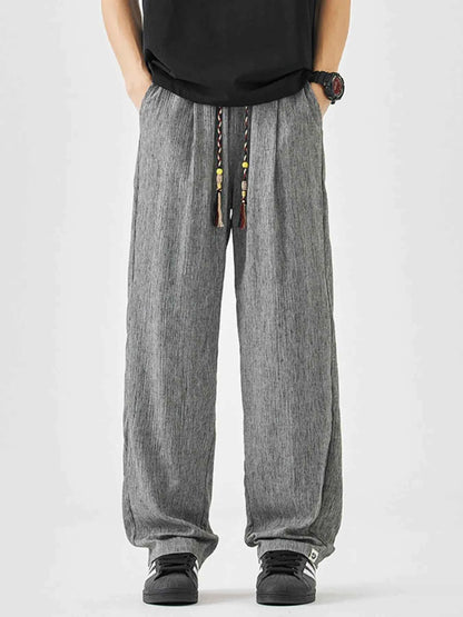 Men's Plus Size Loose Fit Drawstring Pants