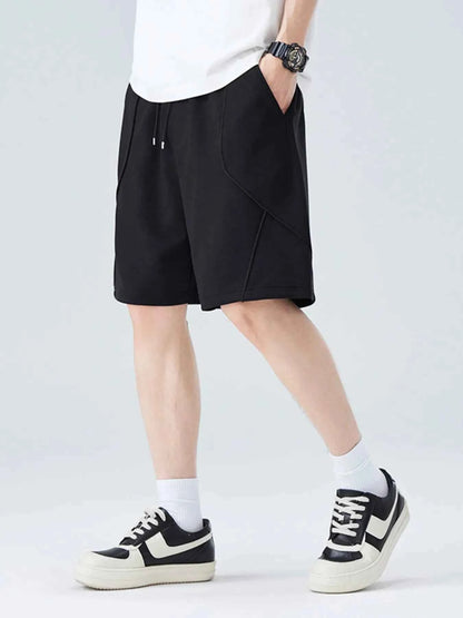 Men's Plus Size Casual Drawstring Shorts