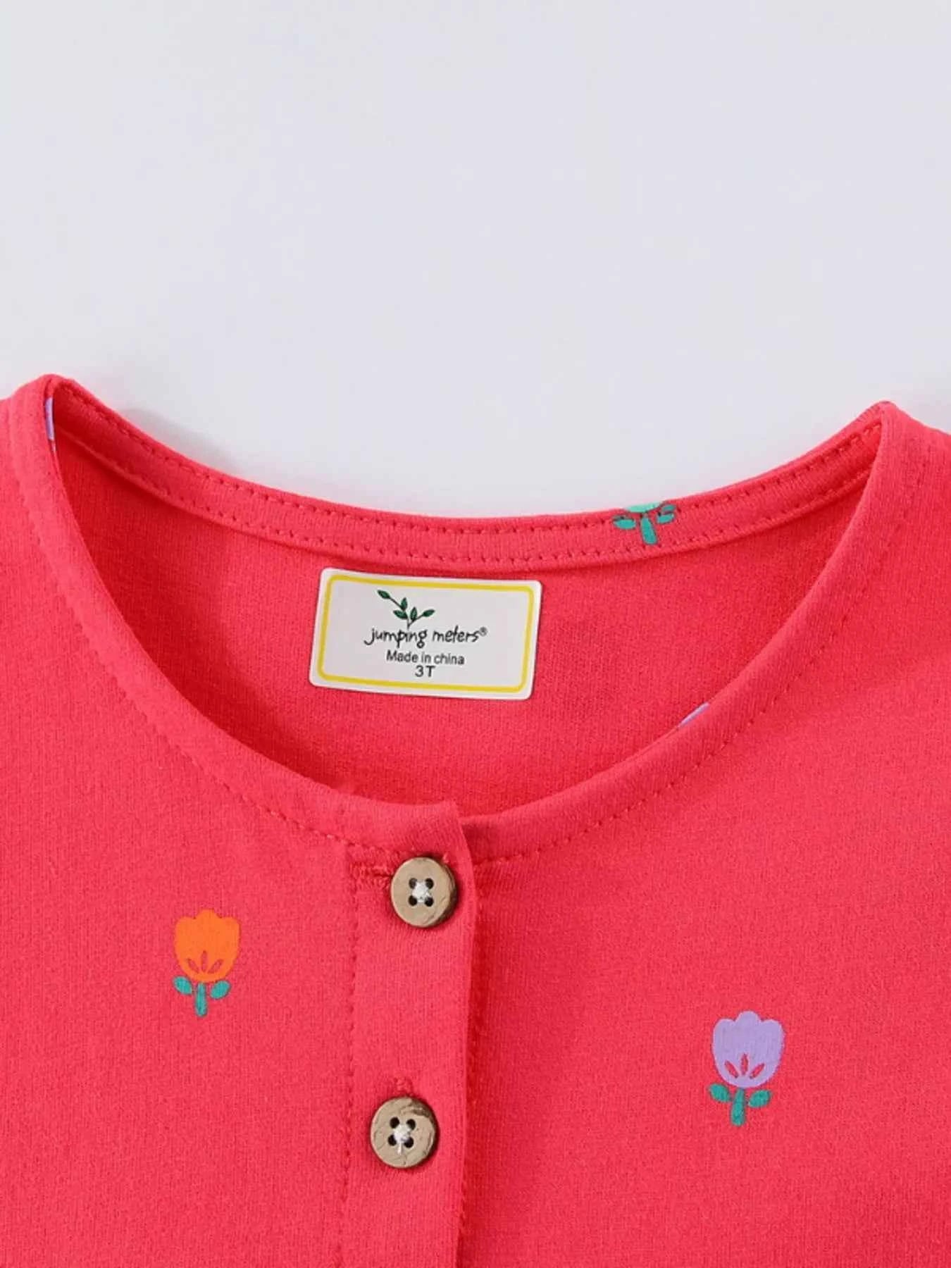 Children's Dinosaur Button-Front Dress