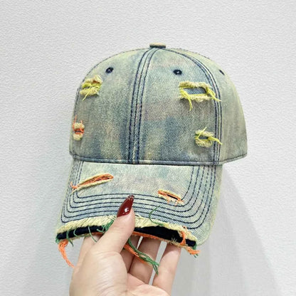 Distressed Adjustable Baseball Cap