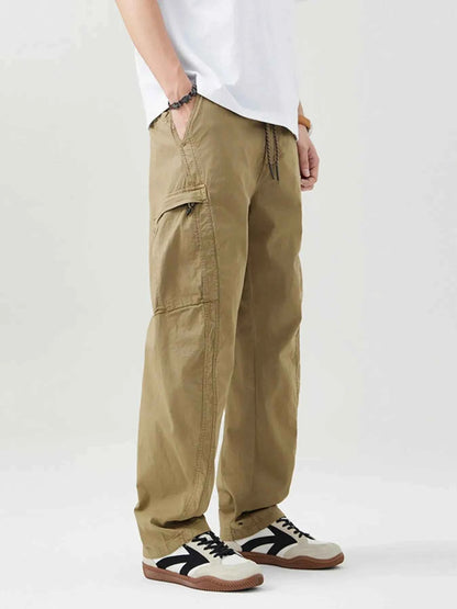 Men's Full Size Wide Leg Cargo Pants Plus Size