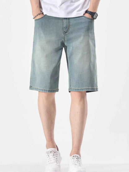 Men's Wash Casual Denim Shorts