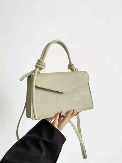 Flap Crossbody Bag with Top Handle