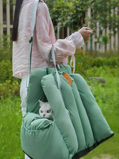 Comfortable & Portable Pet Car Nest