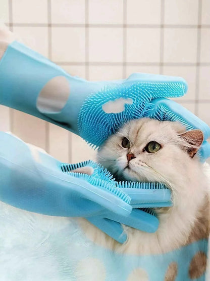 Touch Pet Shower & Grooming Gloves