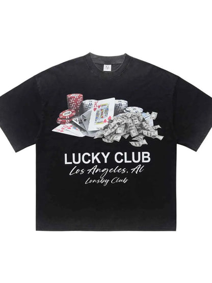 Men's Graphic Round Neck Short Sleeve T-Shirt