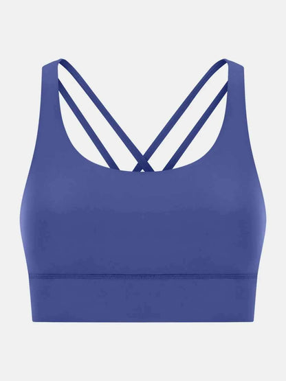 Millennia Crisscross Scoop Neck Active Tank