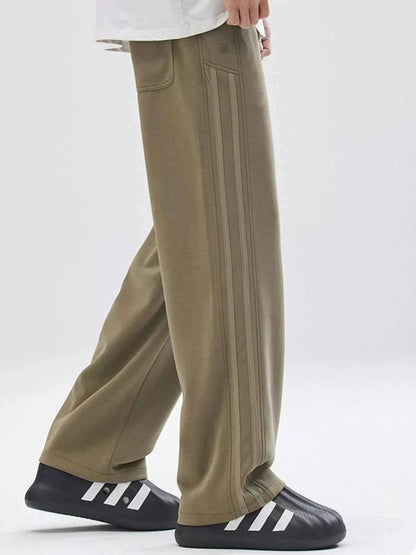 Men's Full Size Drawstring Wide Leg Casual Pants Plus Size