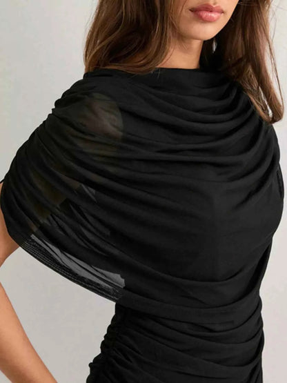 Ruched Short Sleeve Top