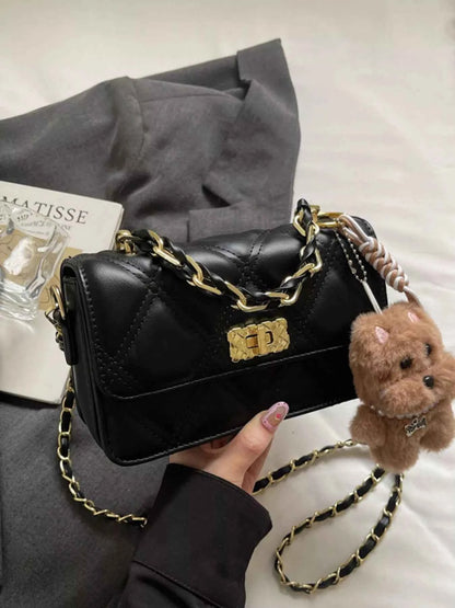 Quilted Leather Crossbody Bag